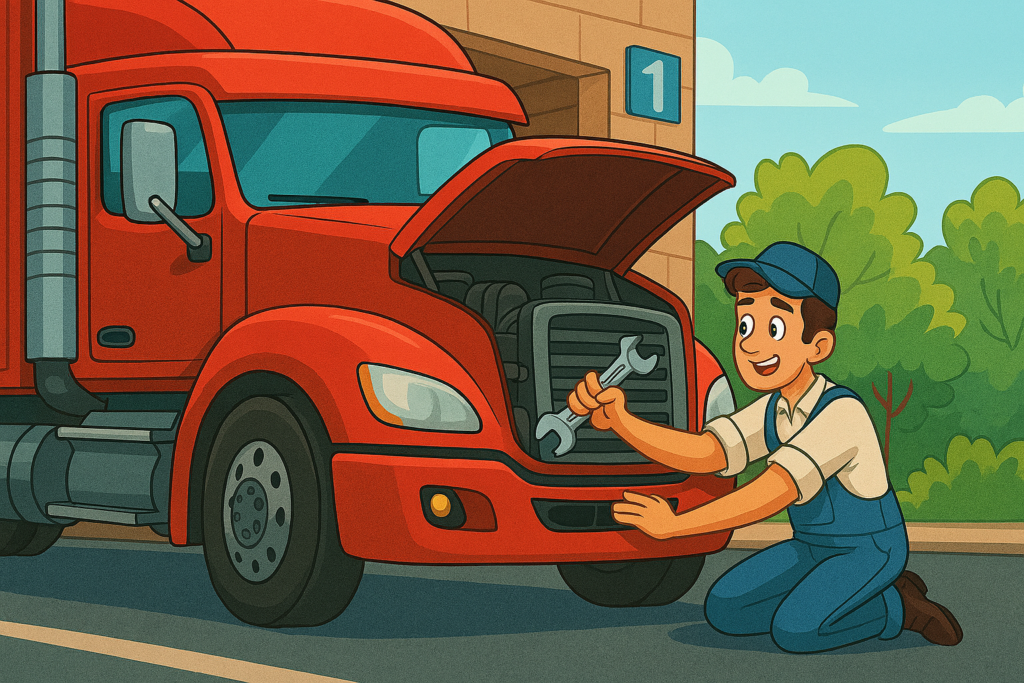 Naprawa pojazdu ciężarowego naczepa ubezpieczyciel