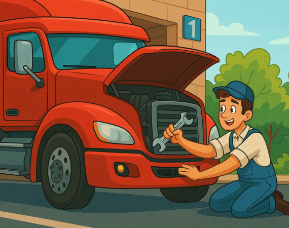 Naprawa pojazdu ciężarowego naczepa ubezpieczyciel